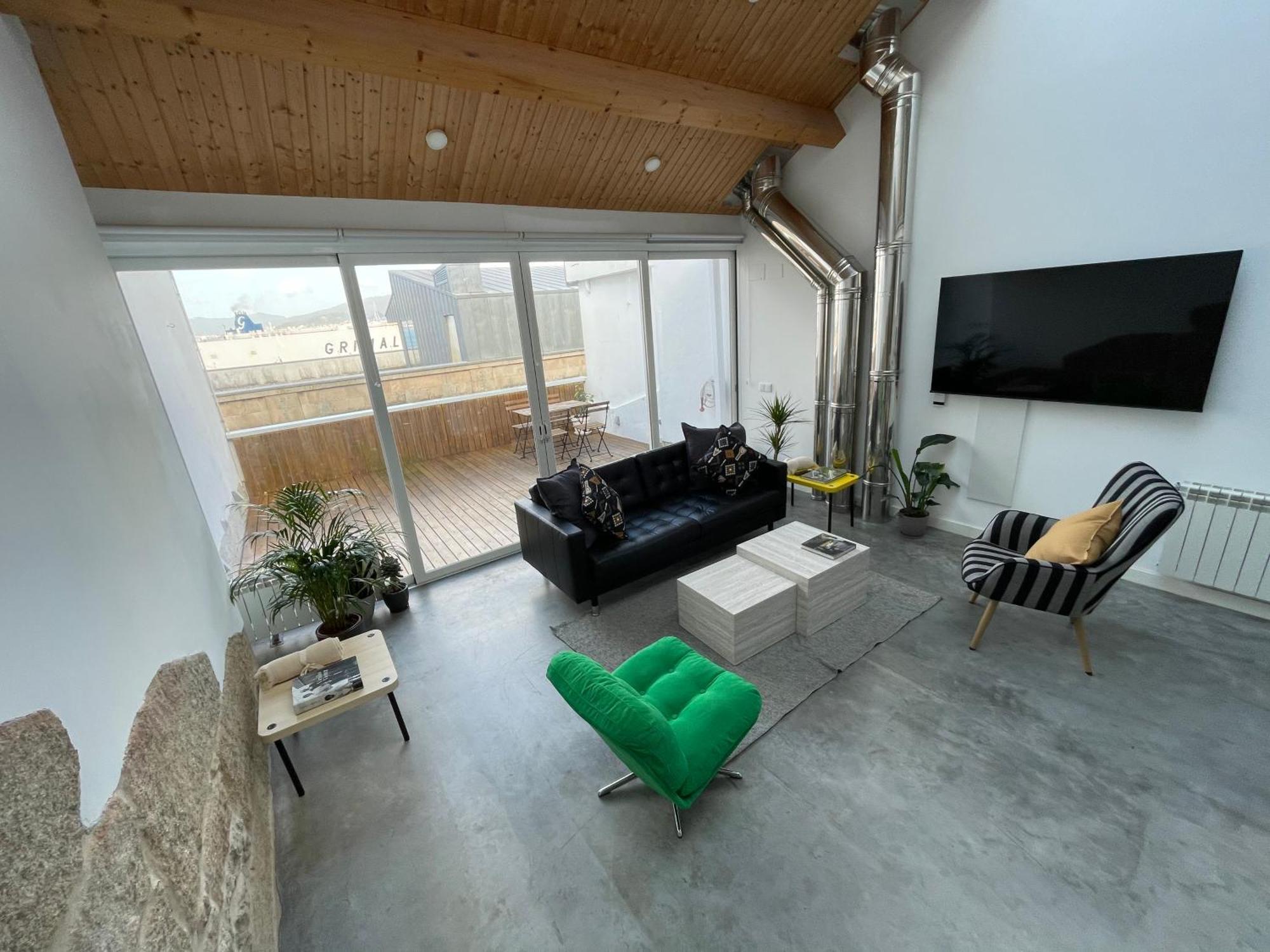 Corazon Casco Viejo Atico Apartment Vigo Bagian luar foto